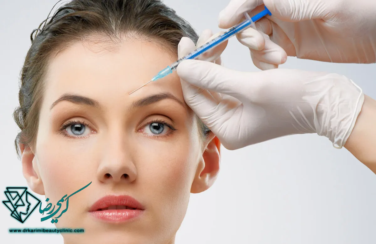 تزریق بوتاکس برای جوانسازی پیشانی